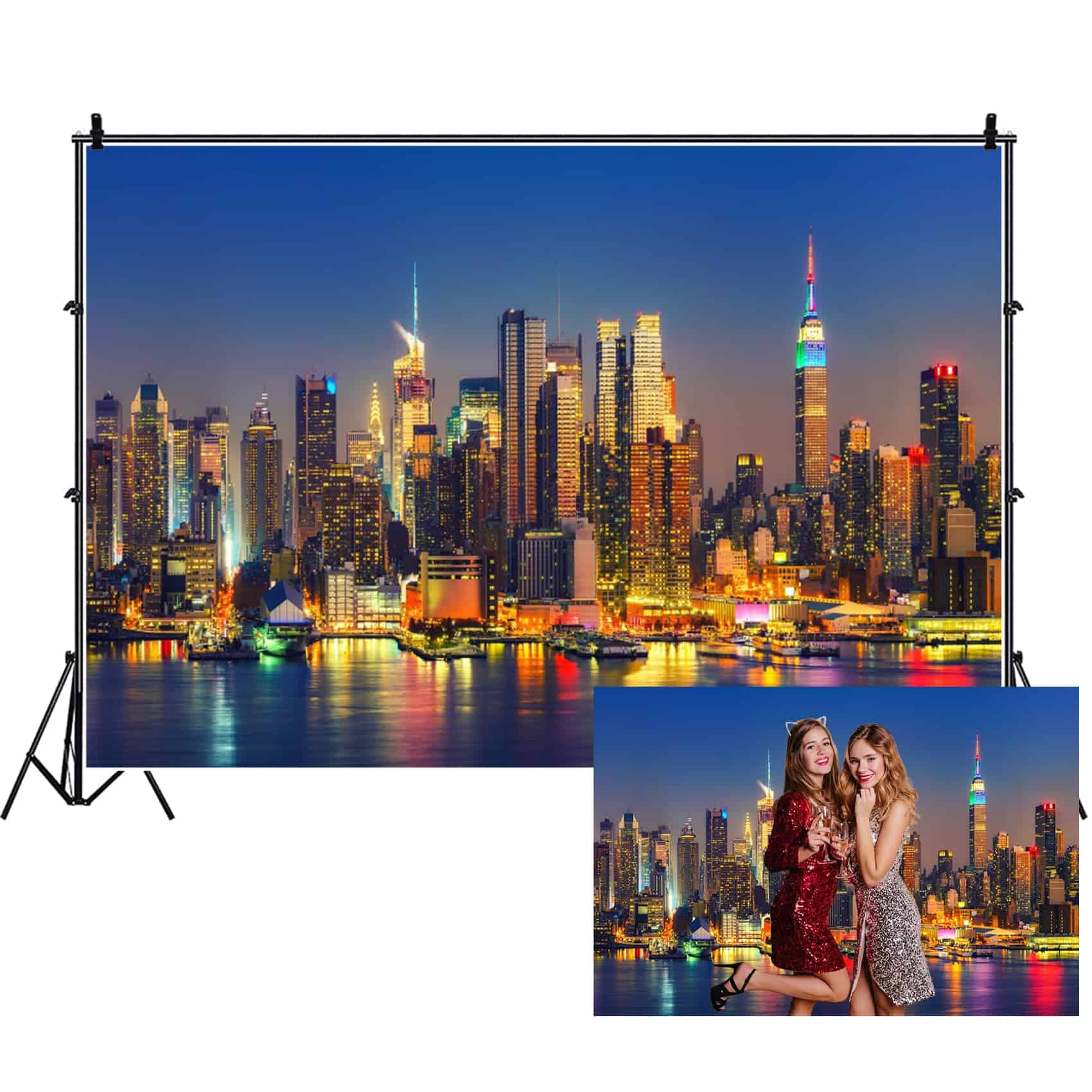 Fondo de Pantalla de la Ciudad de Nueva York Nocturna
