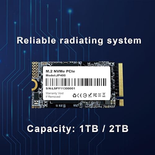 LEVEN JP400 1TB M.2 PCIe 2242 SSD NVMe - Imagen 3