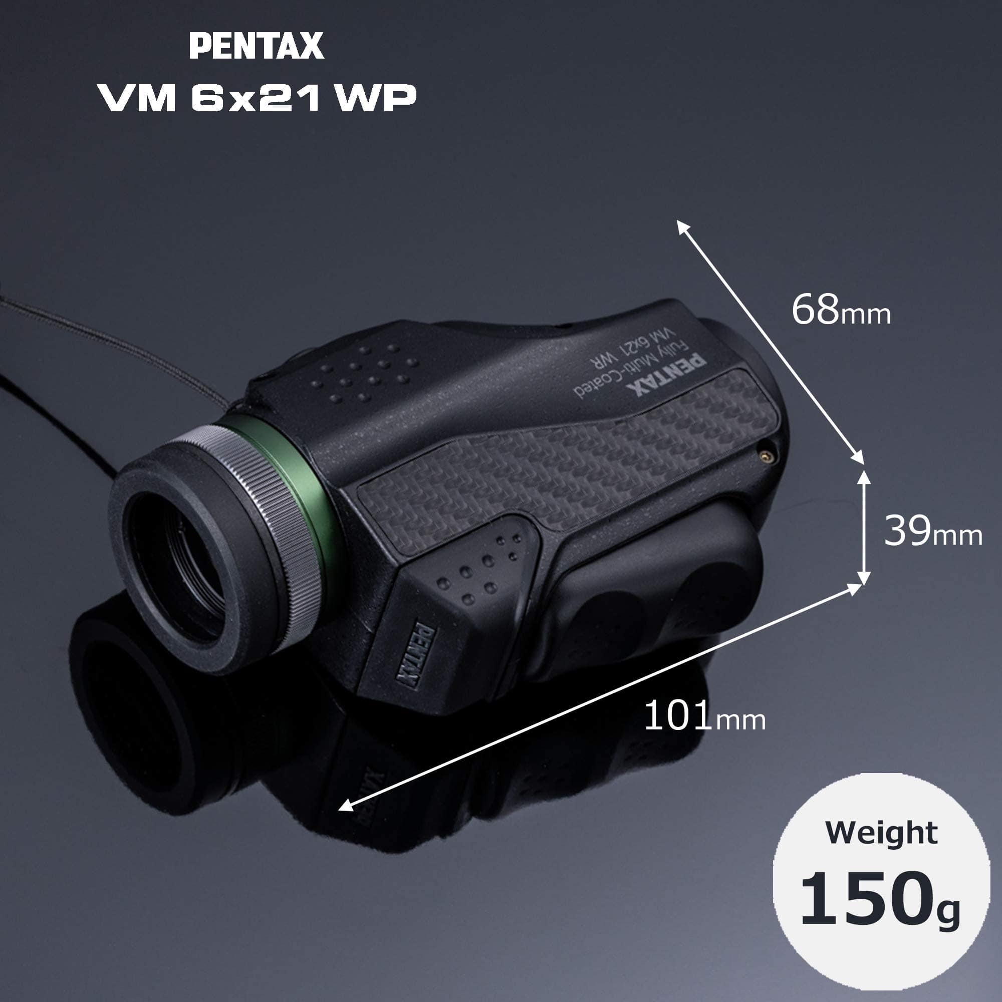 PENTAX Monocular VM 6×21 WP Fácil de usar con una sola mano - Imagen 5