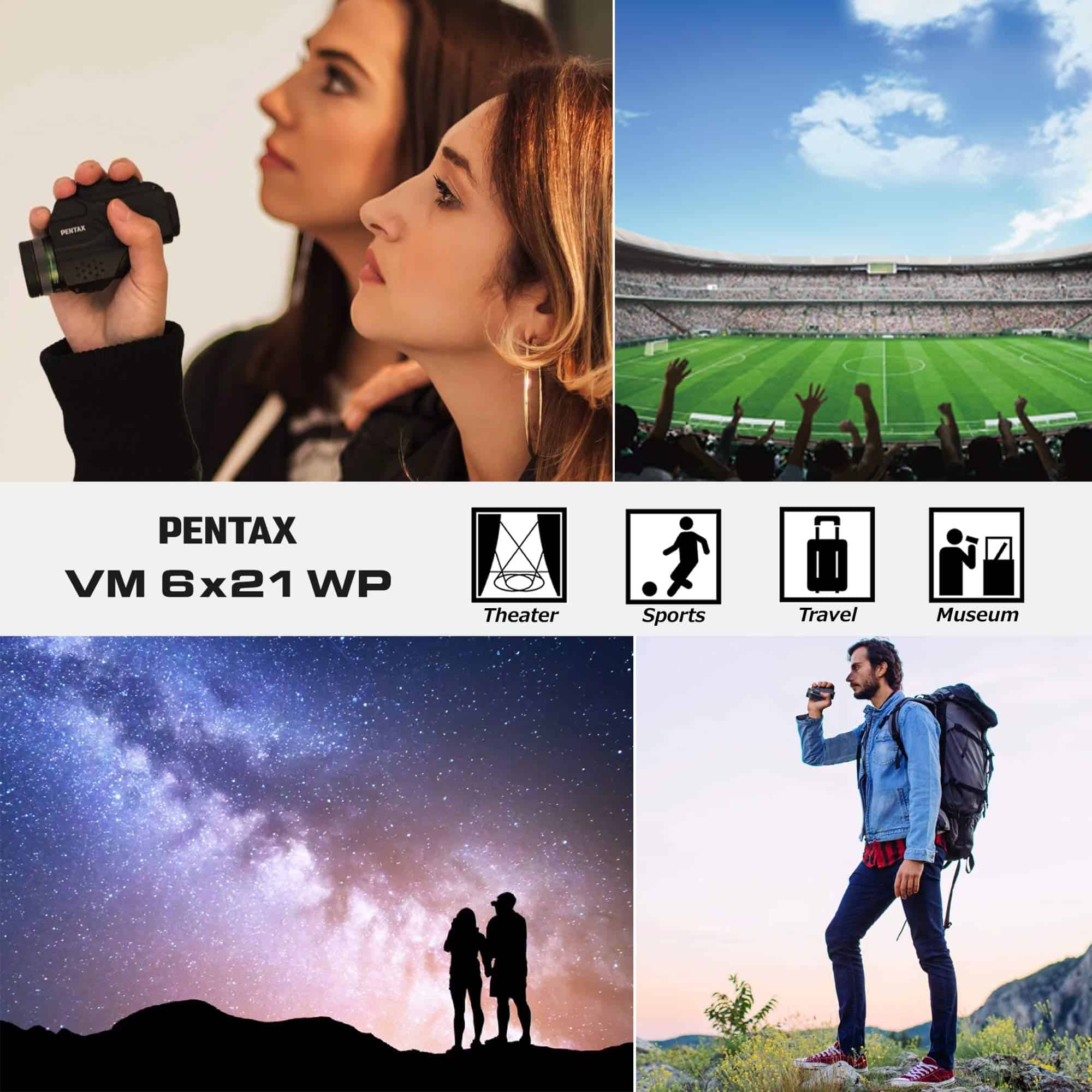 PENTAX Monocular VM 6×21 WP Fácil de usar con una sola mano - Imagen 7