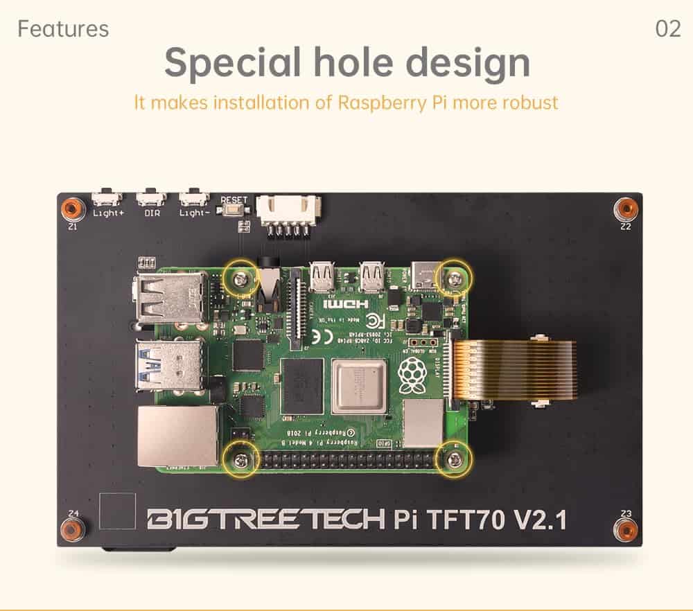 Pantalla Lcd Bigtreetech Upgrade Pi Tft50 V2.1 Tft Dsi - Imagen 7