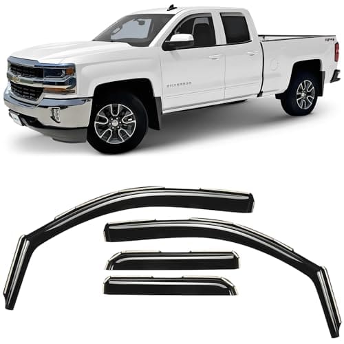 CLIM ART Deflectores de Lluvia para Chevrolet (Chevy)