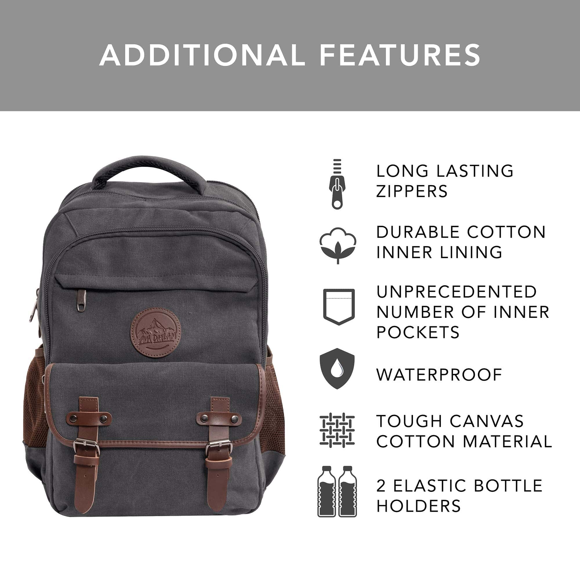 Mochila de Lona Premium Ama Dablam Original/ - Image 3