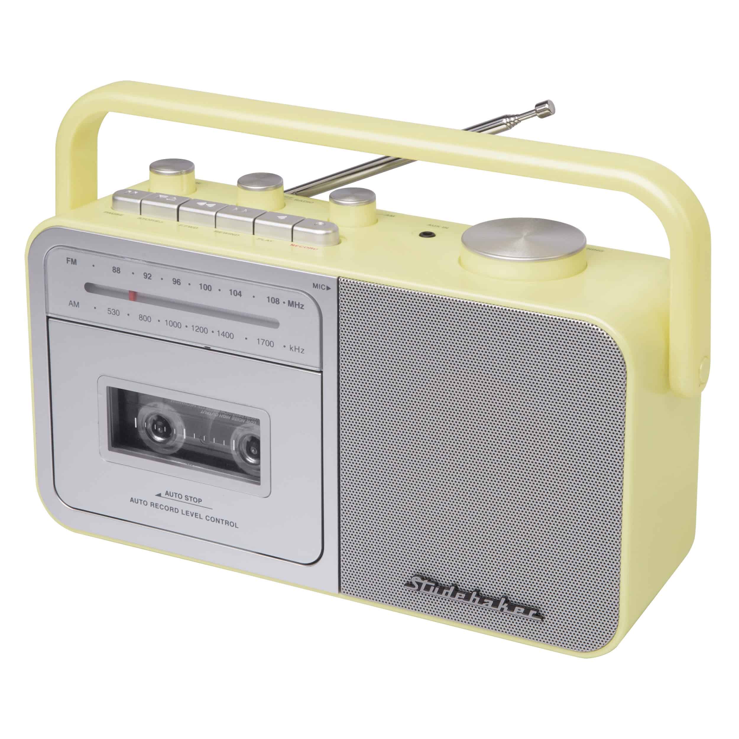 Reproductor/Grabador de Casetes Portátil Studebaker