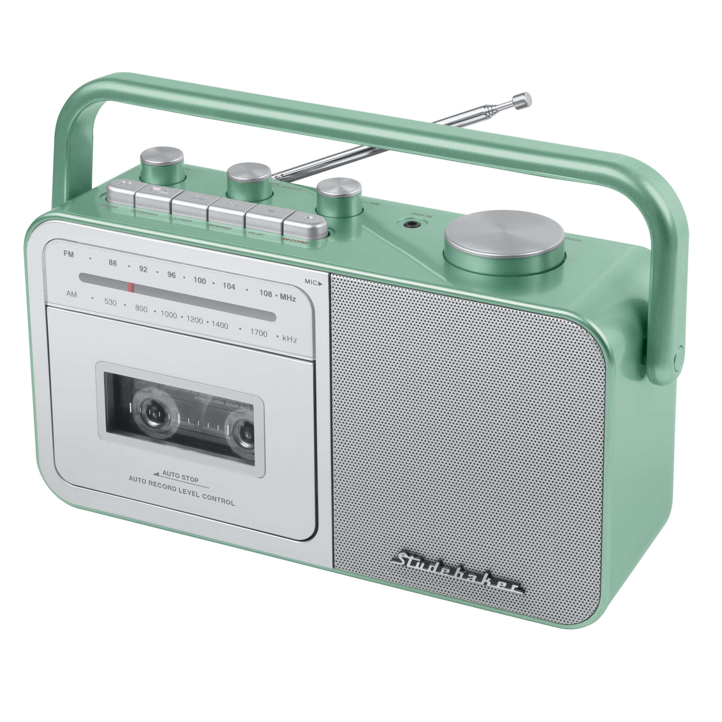 Reproductor/Grabadora de Casetes Portátil Studebaker