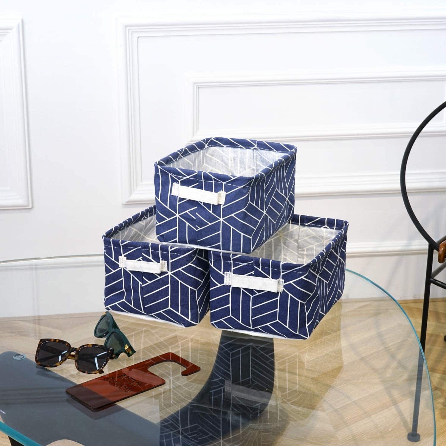 Crowned 6 Pcs Cesta de Almacenamiento Plegable Cubo de Tela - Image 10