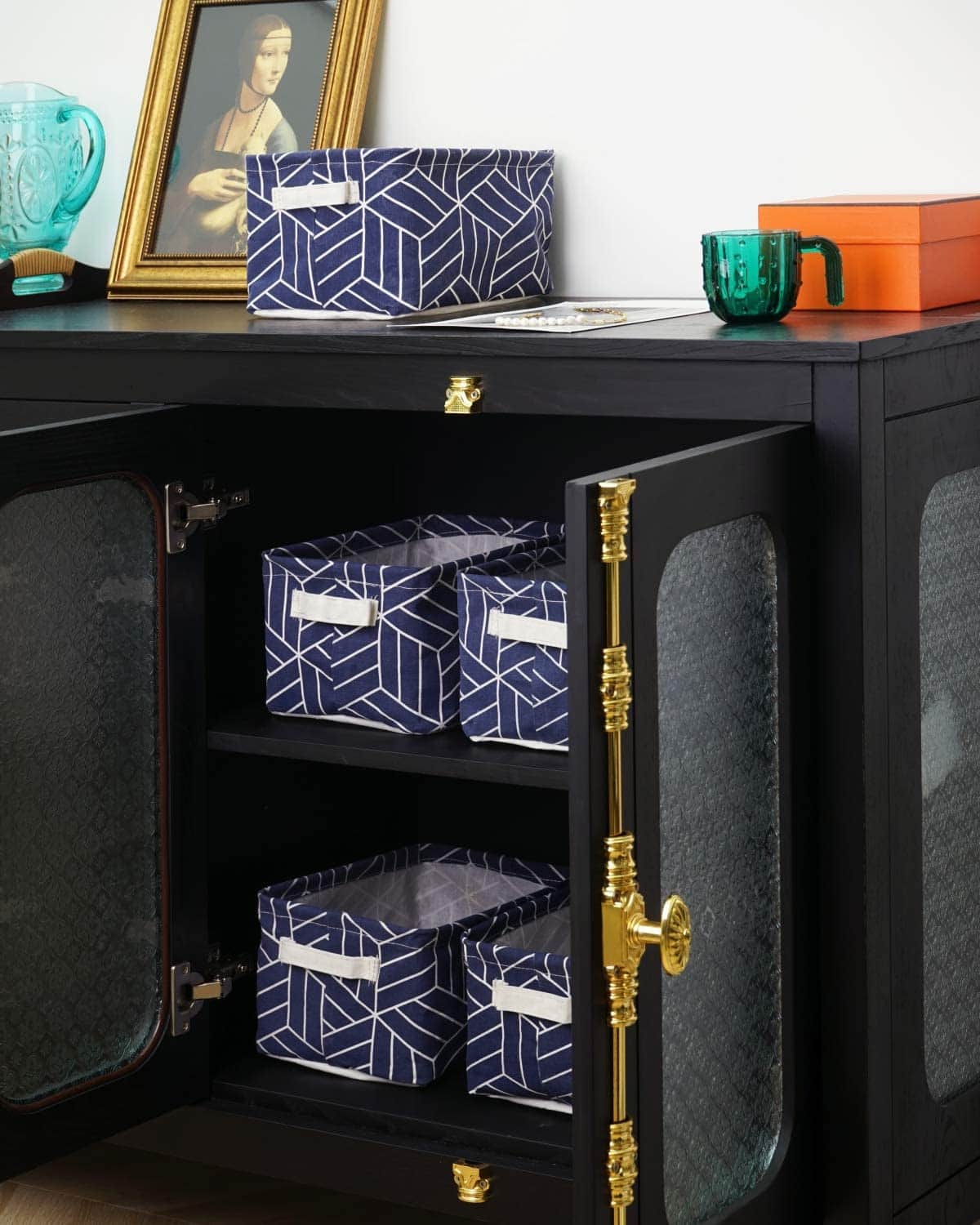 Crowned 6 Pcs Cesta de Almacenamiento Plegable Cubo de Tela - Image 7