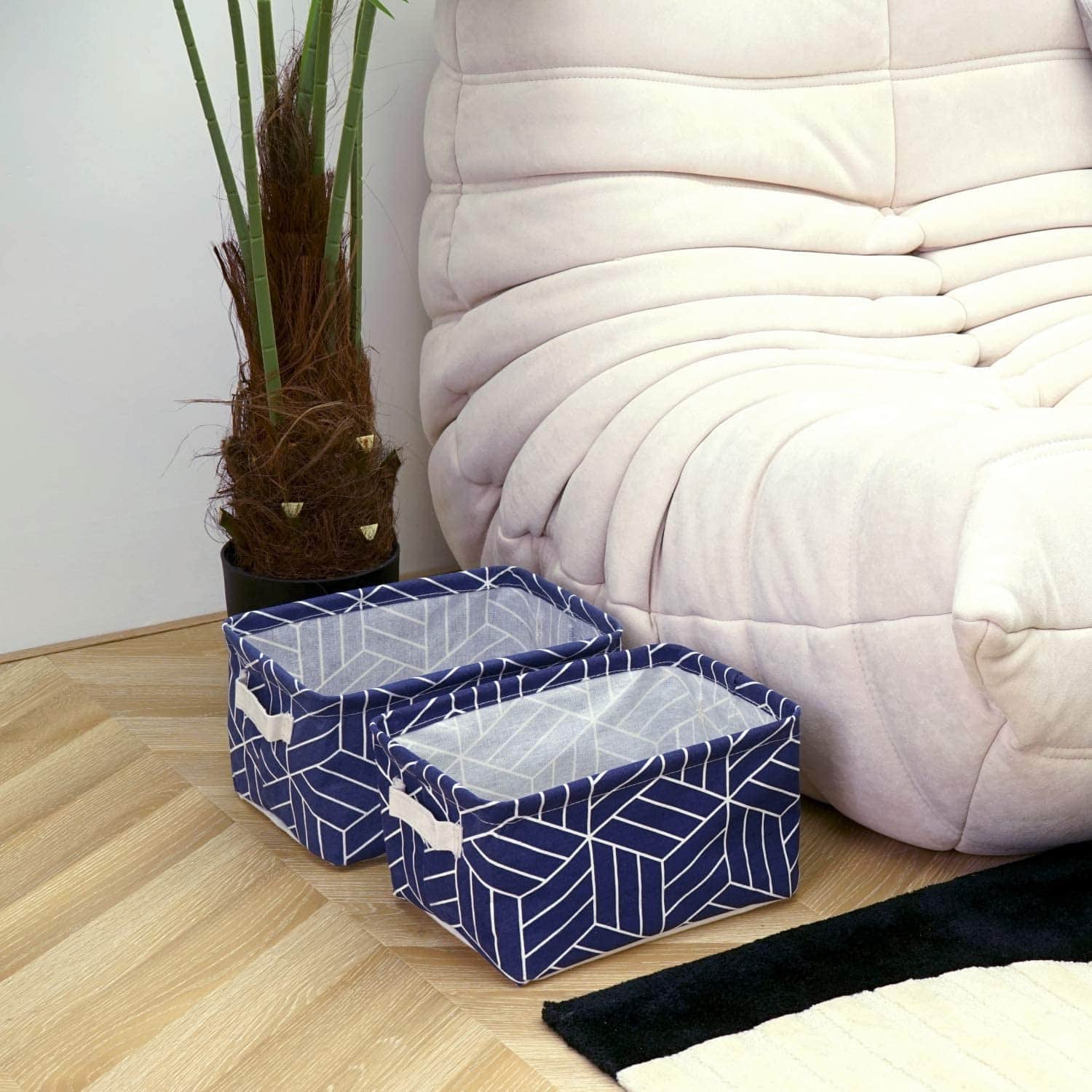 Crowned 6 Pcs Cesta de Almacenamiento Plegable Cubo de Tela - Image 9