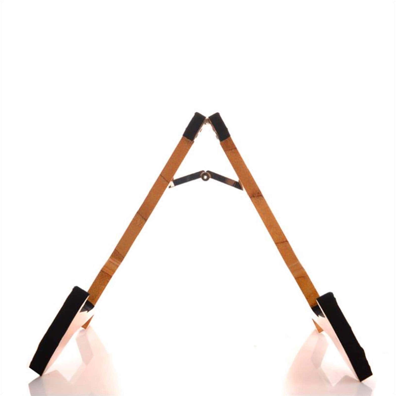 Soporte de Guitarra Miwayer de Bambú Real A-Frame Plegable - Image 7