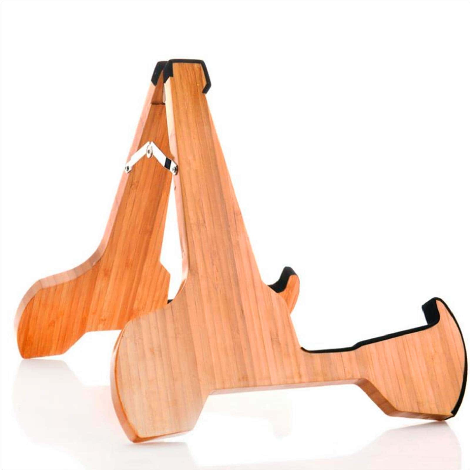 Soporte de Guitarra Miwayer de Bambú Real A-Frame Plegable - Image 6