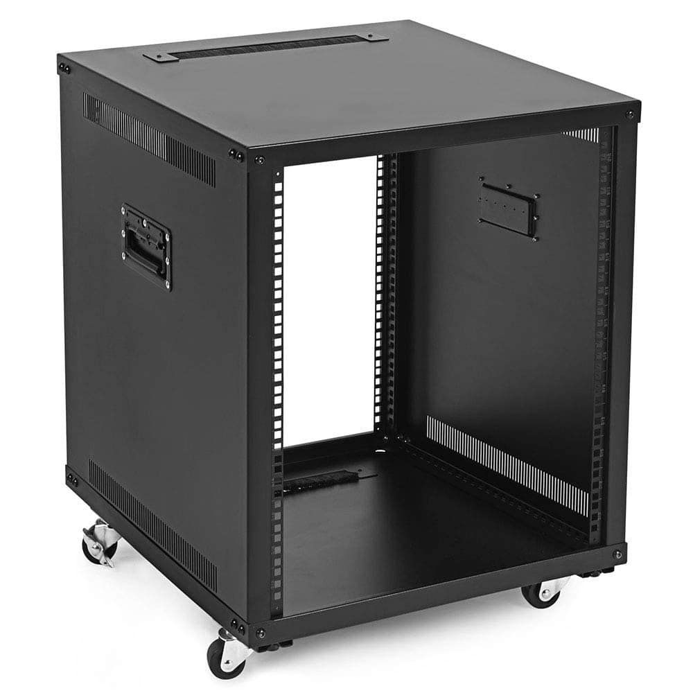 Rack de Red Portátil NavePoiunt 12U 2.5"-22.6" Ajustable