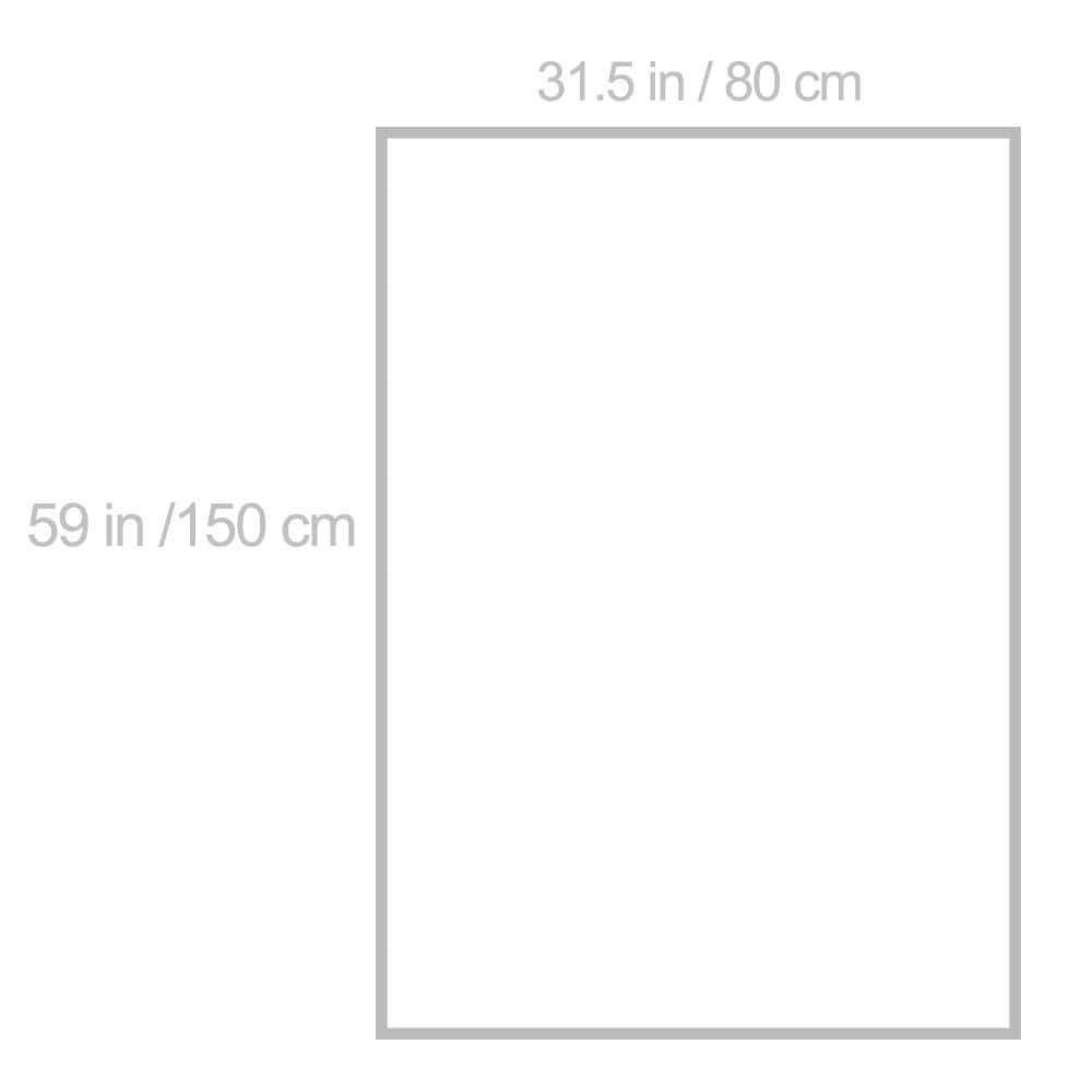 Meking Fondo de PVC Blanco, 80x150cm Mate y Reflectante - Image 5