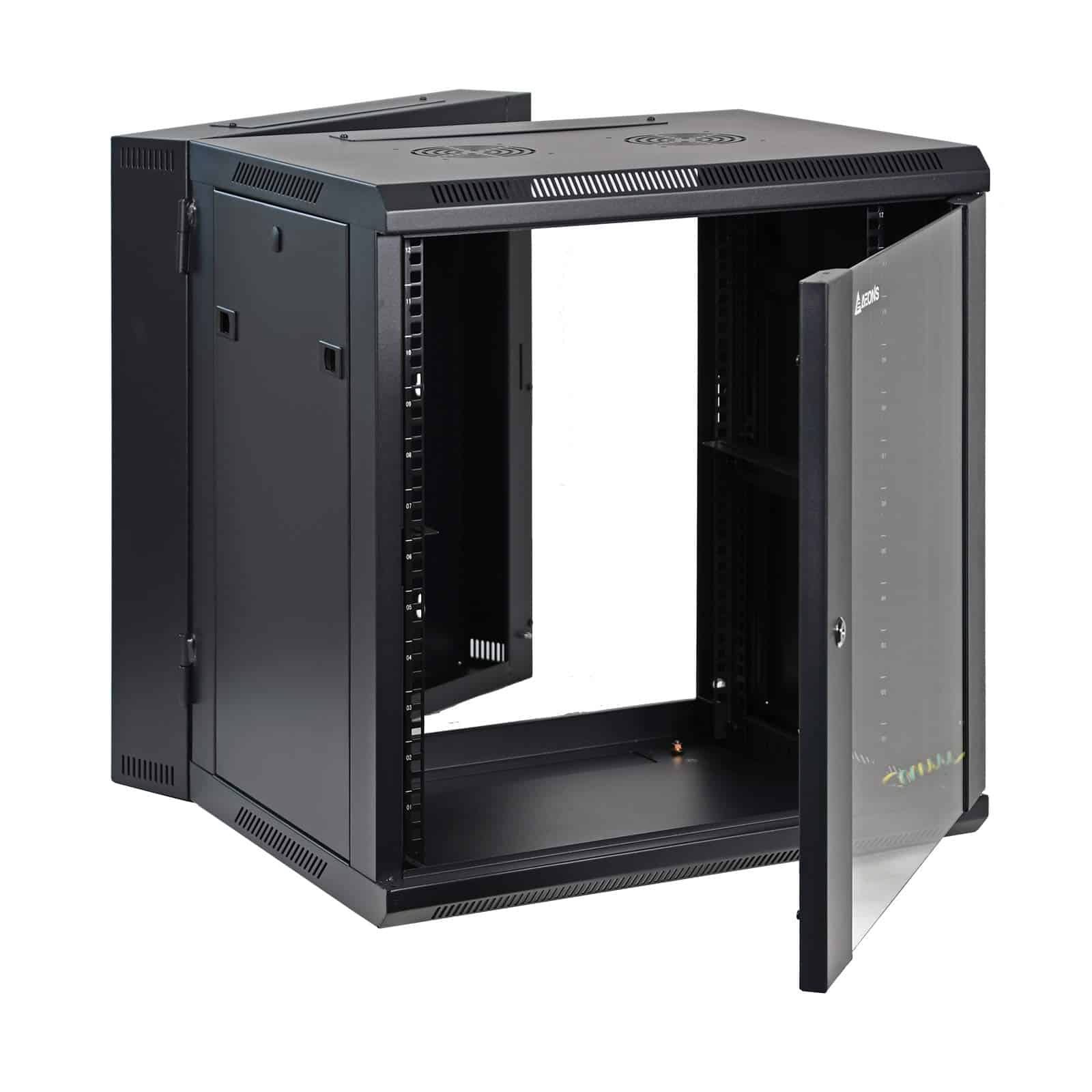 Gabinete de Red Aeons 12U Signature Double Section Pared 19"