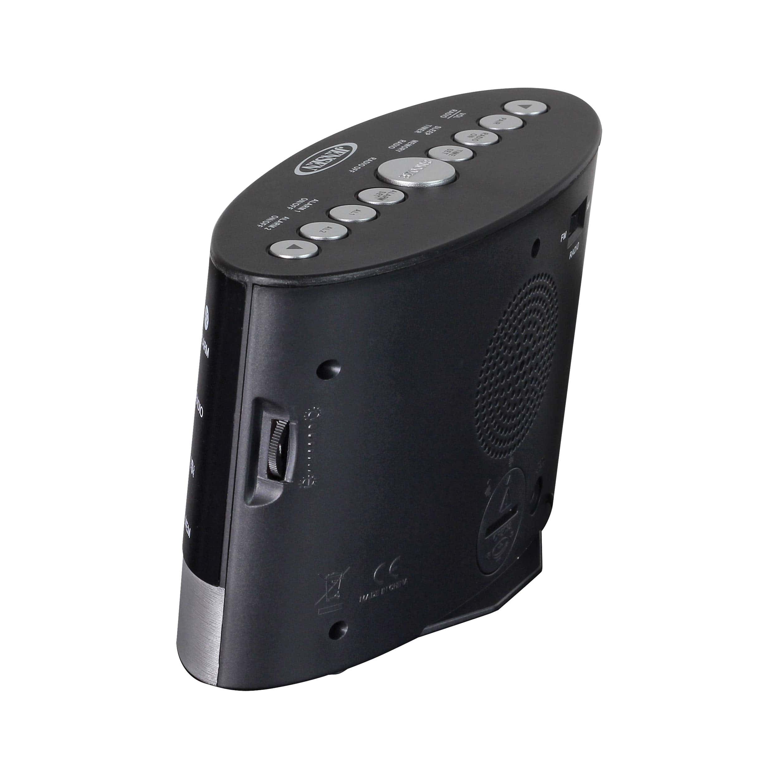Radio Despertador Digital JENSEN JCR-255 AM/FM de Doble - Imagen 4