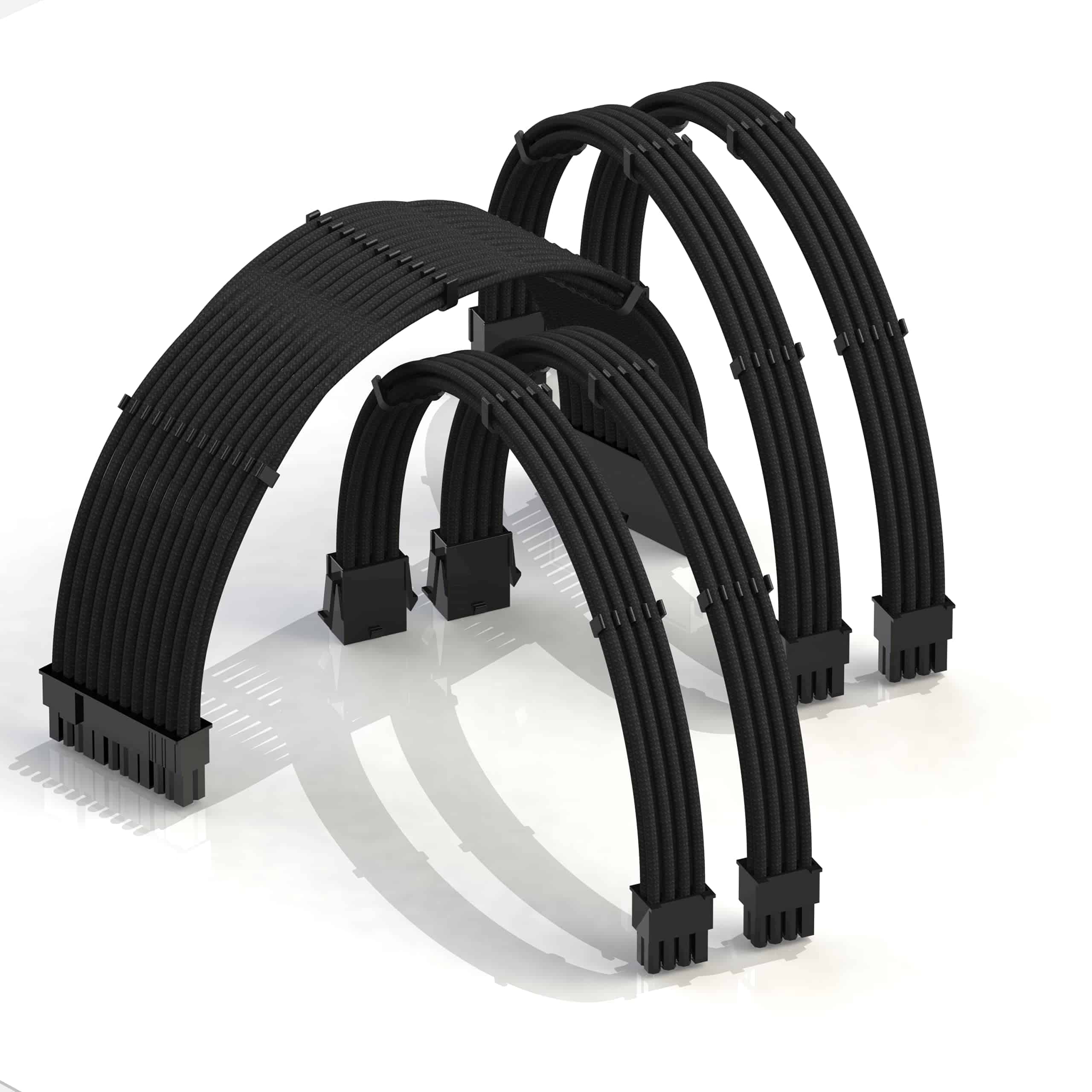EXTENSIÓN DE CABLE DE PSU AVA DE 30 cm CON MANGUERA DE