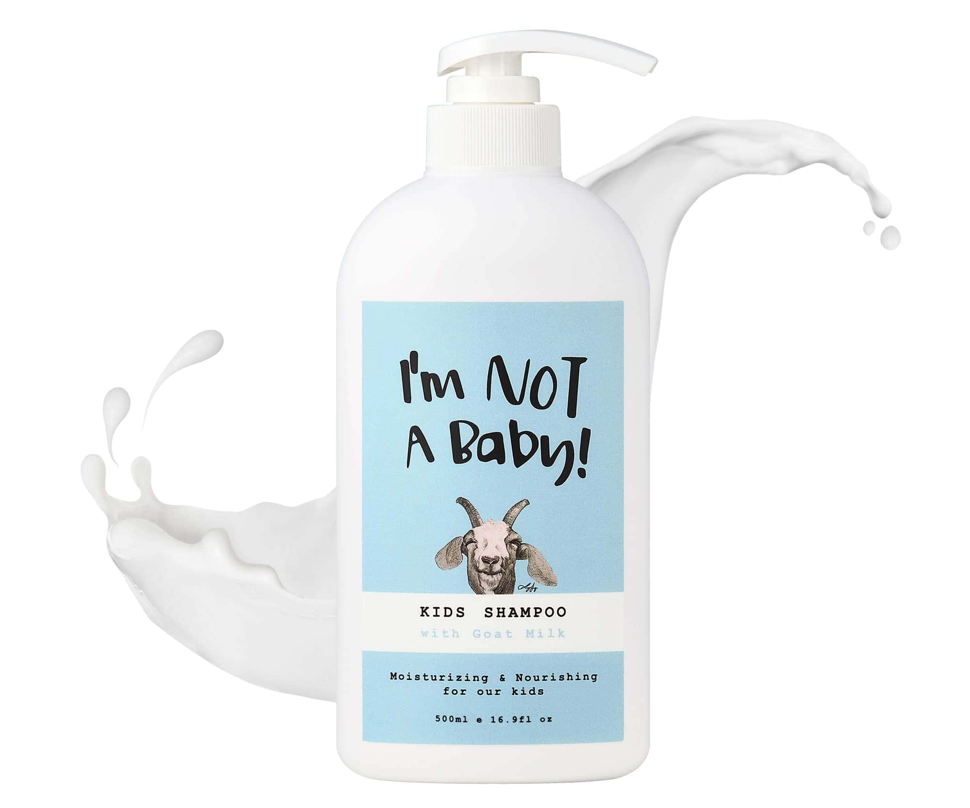 ¡NO soy un bebé! Champú para niños, 16.9 fl oz, Leche de