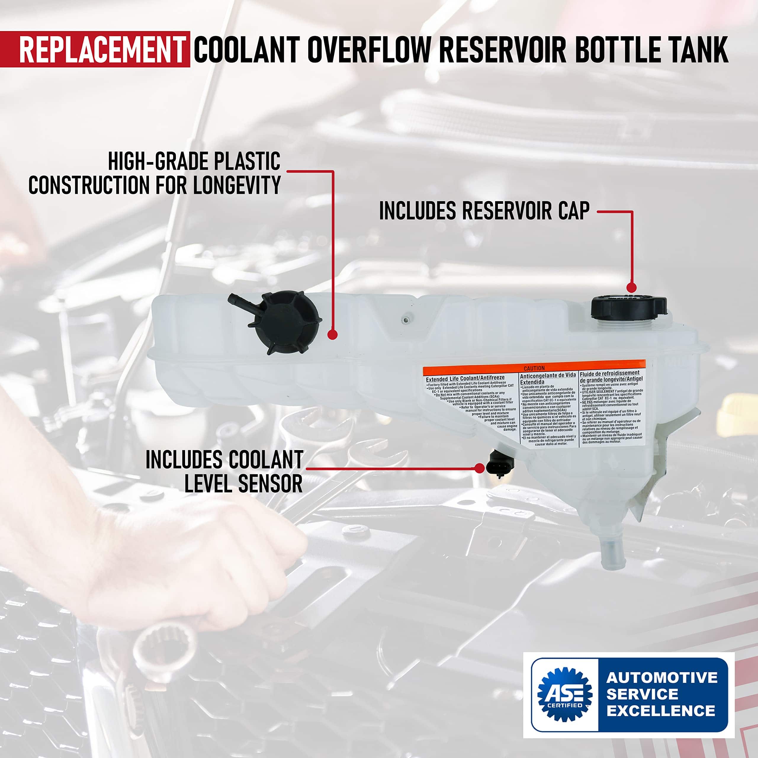 Botella de Tanque de Depósito de Refrigerante de Repuesto - - Imagen 5