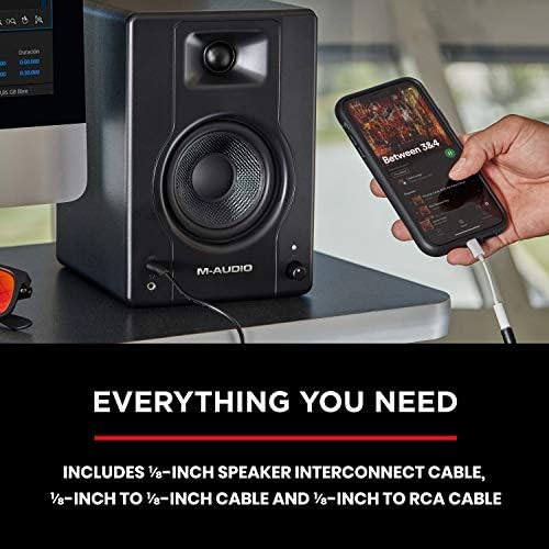 Bocinas M-Audio BX3 2 Pzs 3.5'' 120W Streaming -Negro - Image 6