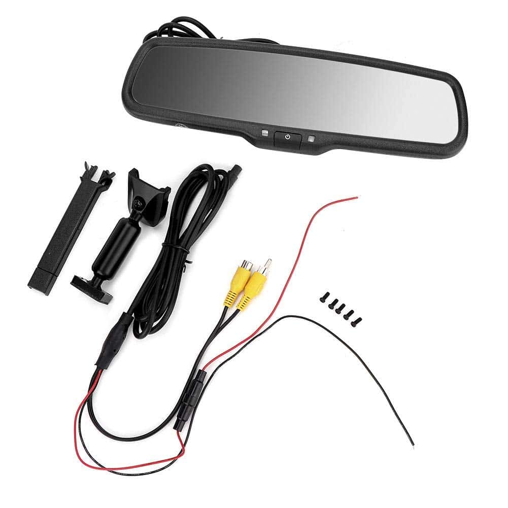 Monitor de retrovisor para automóvil de 4.3 pulgadas con