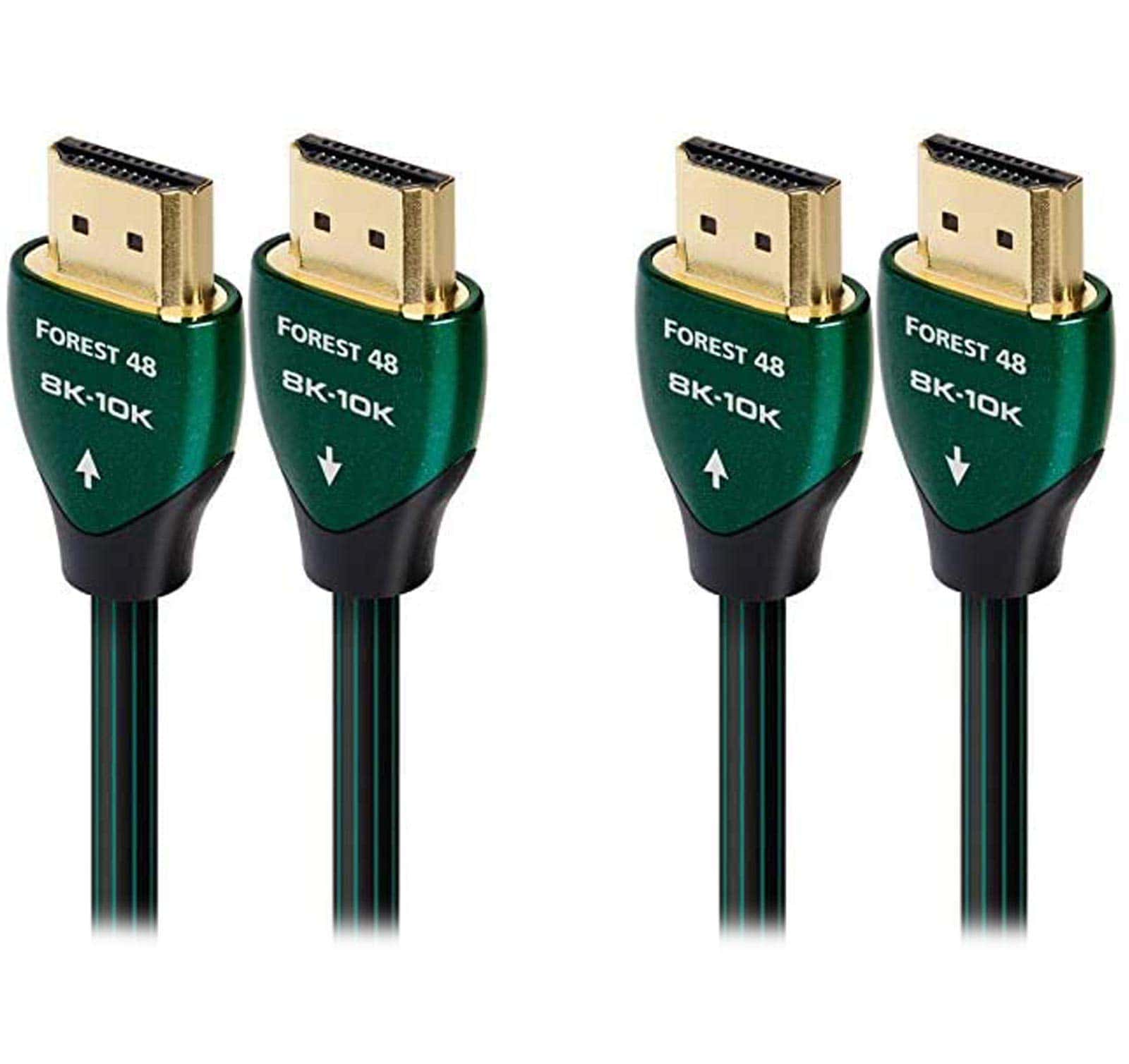 Paquete de 2 Cables HDMI AudioQuest Forest 8K-10K 48Gbps