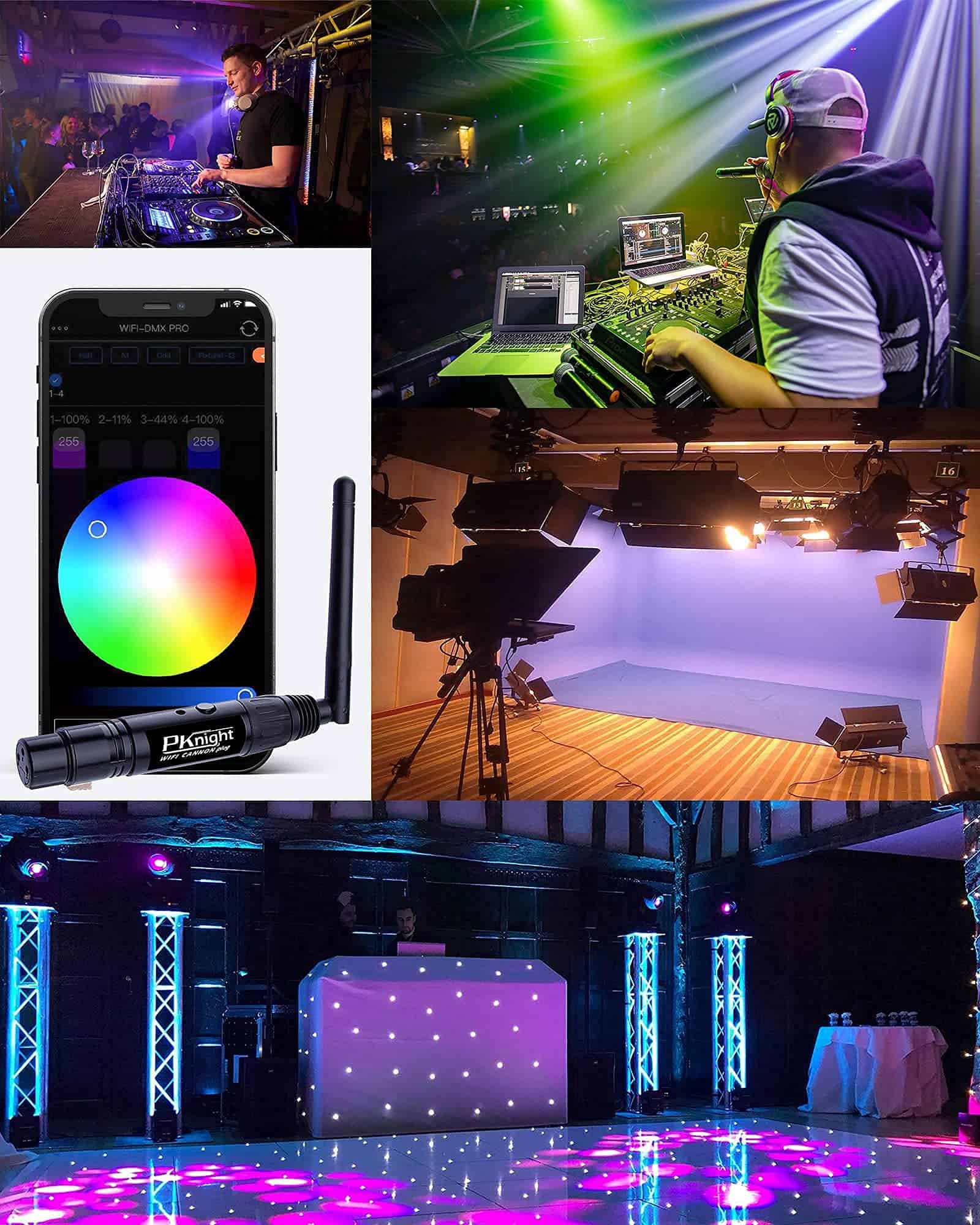 2.4G Wireless WiFi DMX EasyNode Plug Mini Size con - Image 10
