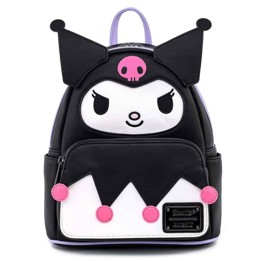 Mochila para Niños Loungefly SANBK0380 Sanrio Kuromi -Negro