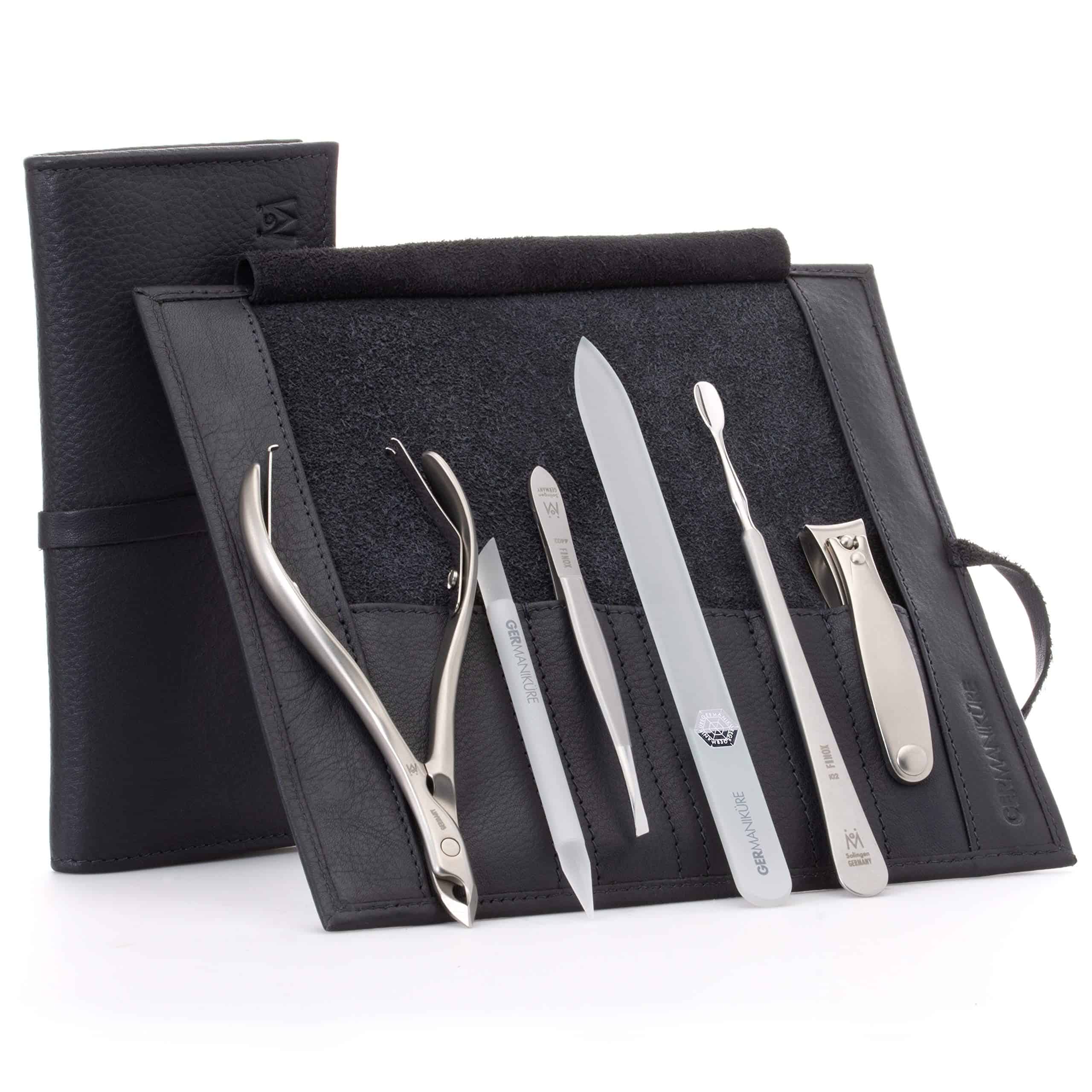 Set de Manicura GERMANIKURE de 6 piezas en -Negro