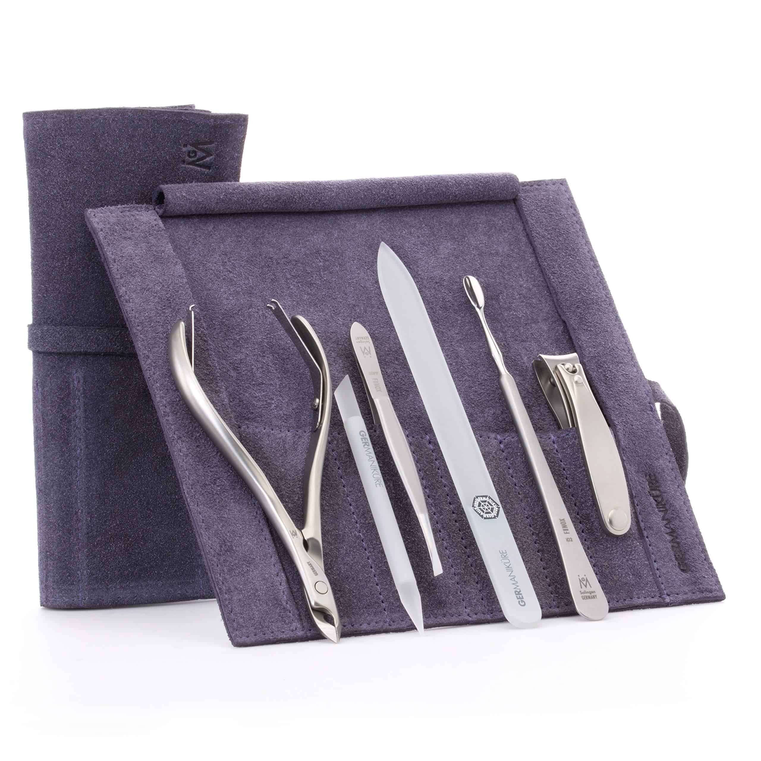 Set de manicura GERMANIKURE de 6 piezas en estuche de