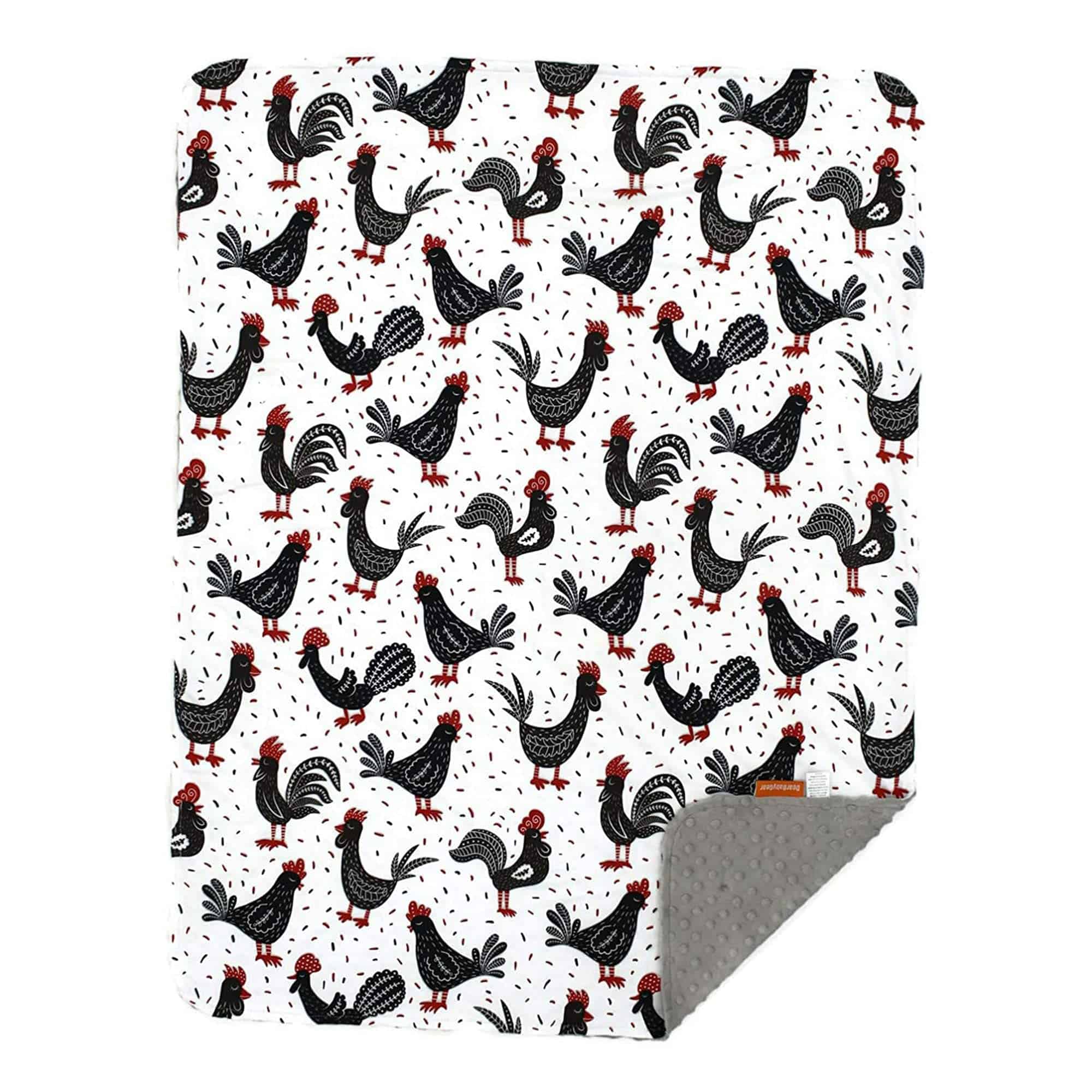 Manta de lujo para bebé Dear Baby Gear Farm - Reversible,