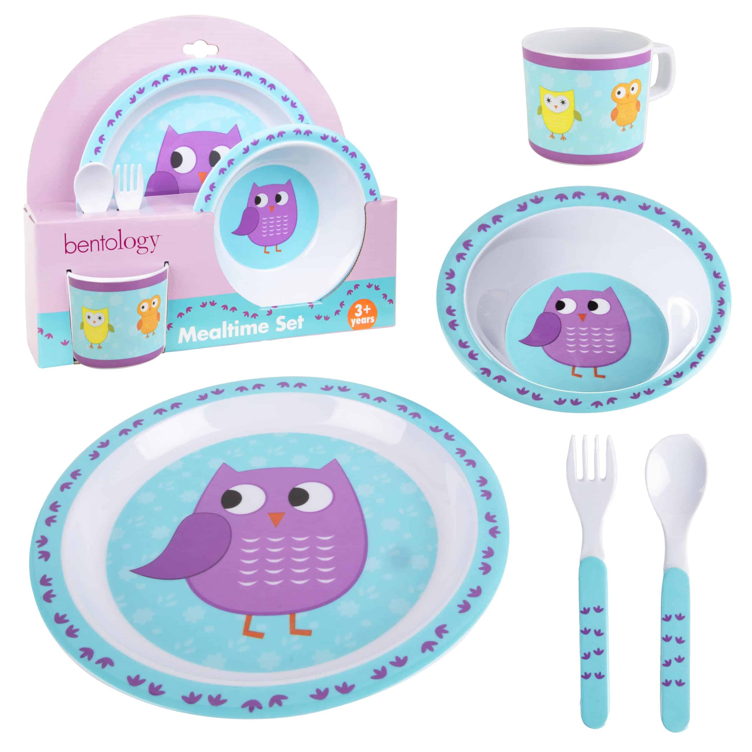 Set de Alimentación para Bebés de 5 Piezas - Incluye Plato,