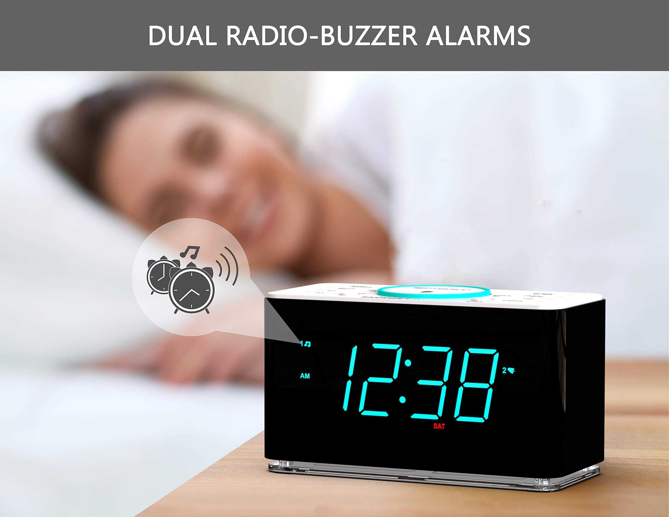 Reloj despertador inteligente Emerson ER100401 Smartset de - Image 8