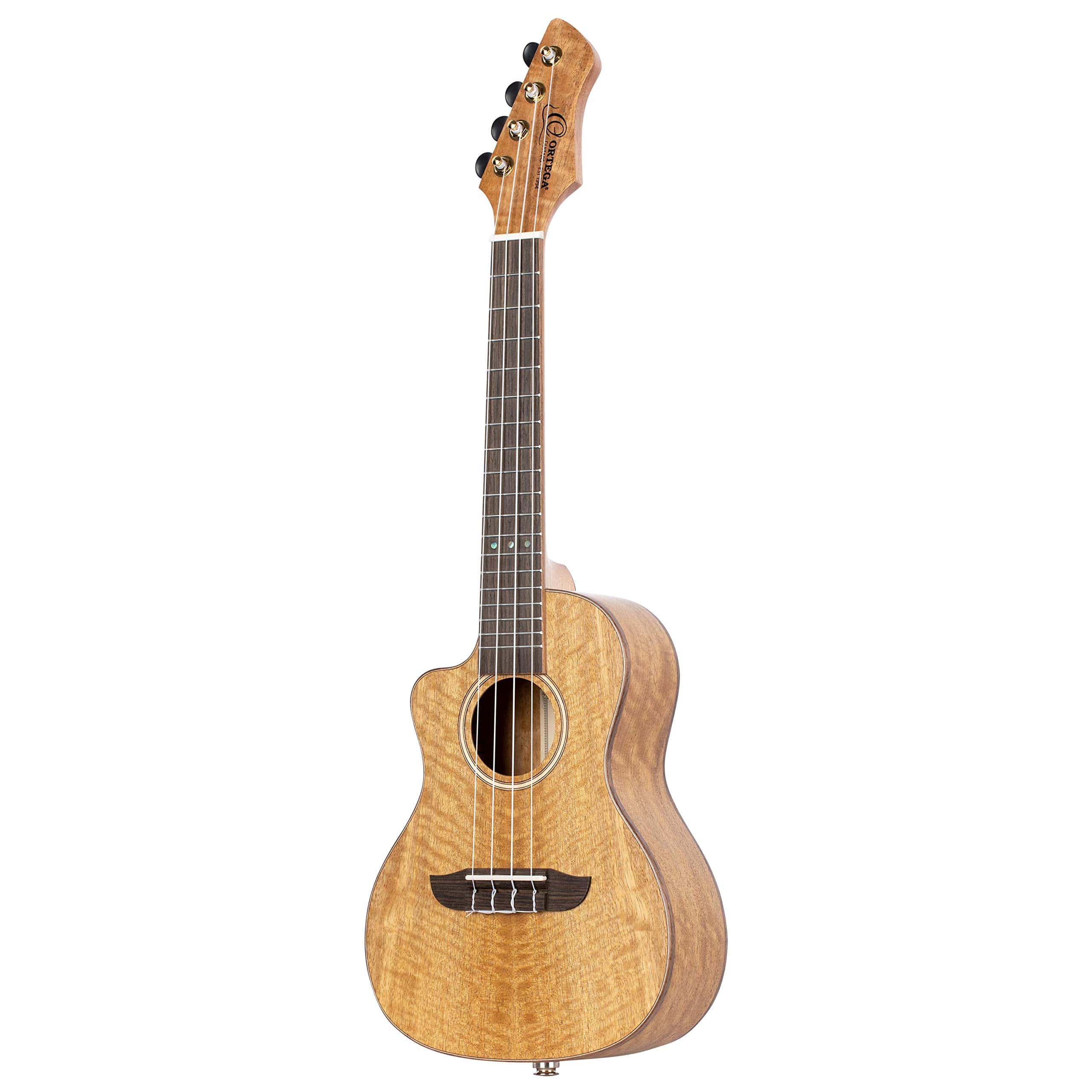 Ukulele acústico-eléctrico de concierto de 4 cuerdas, mano