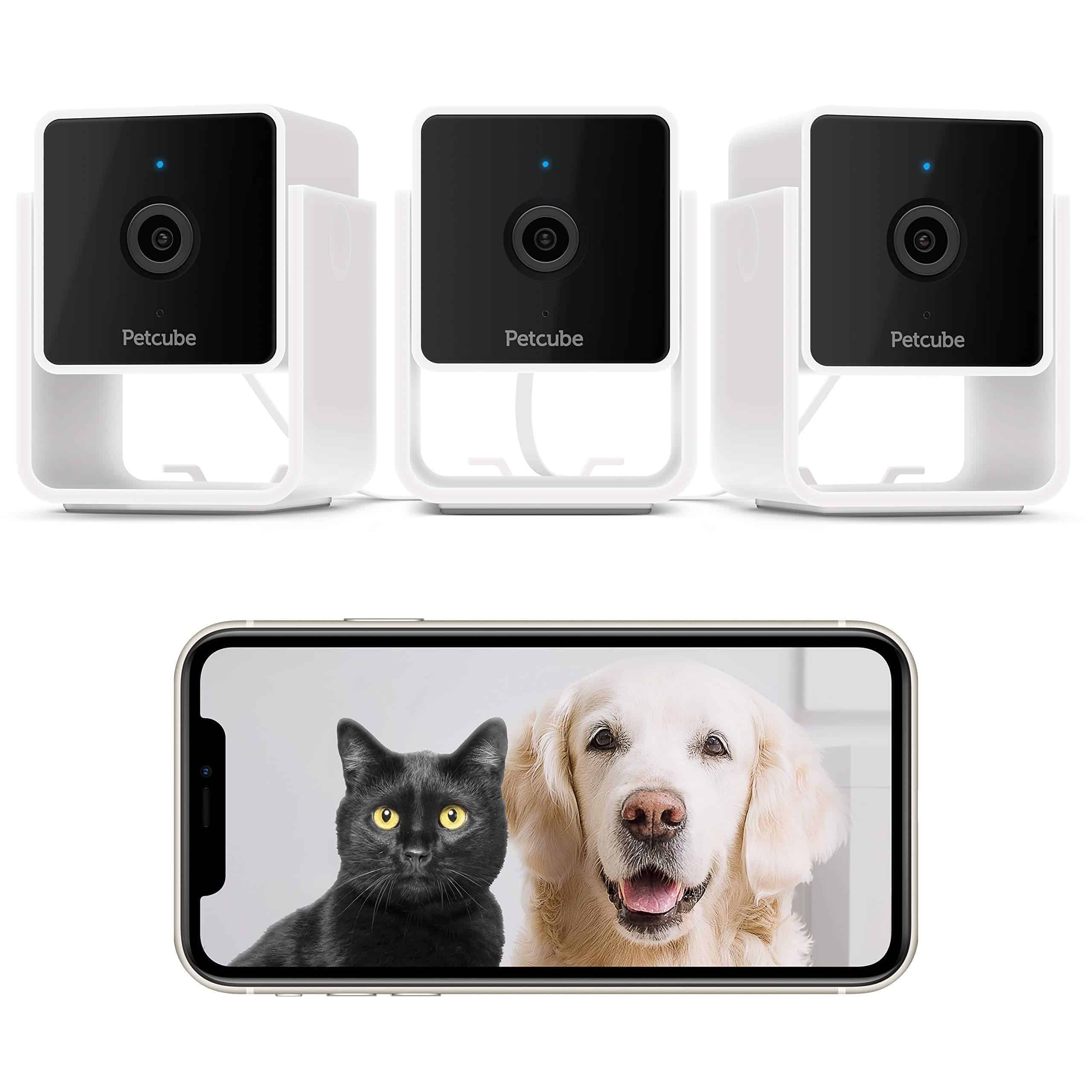 Cámaras de Seguridad Para Mascotas PetCube 3 Piezas Wifi
