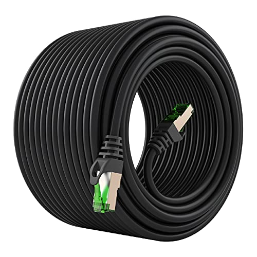 Cable GearIT Ethernet Cat7 100ft Conector RJ45 -Negro