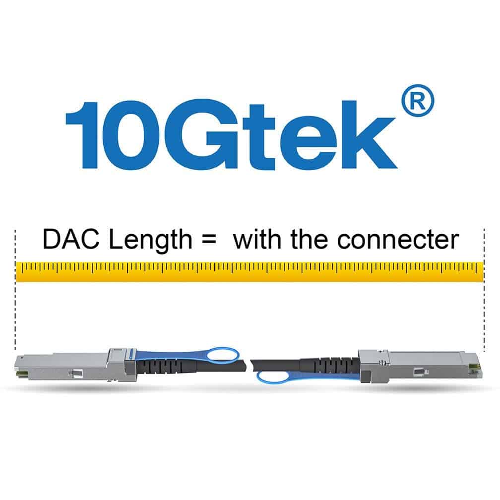 Cable DAC de fibra óptica QSFP+ de 40G 10GTeck de 3 metros - Image 9