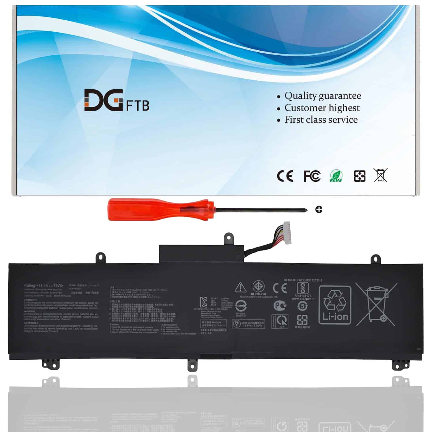 Nueva Batería C41N1837 para ASUS ROG Zephyrus S GA502DU
