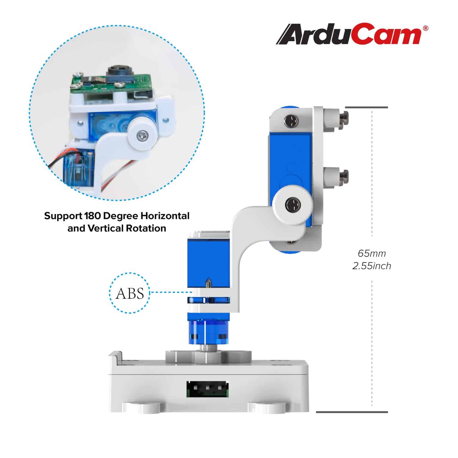 Plataforma Giratoria Arducam Compatible con Raspberry Pi - Image 6
