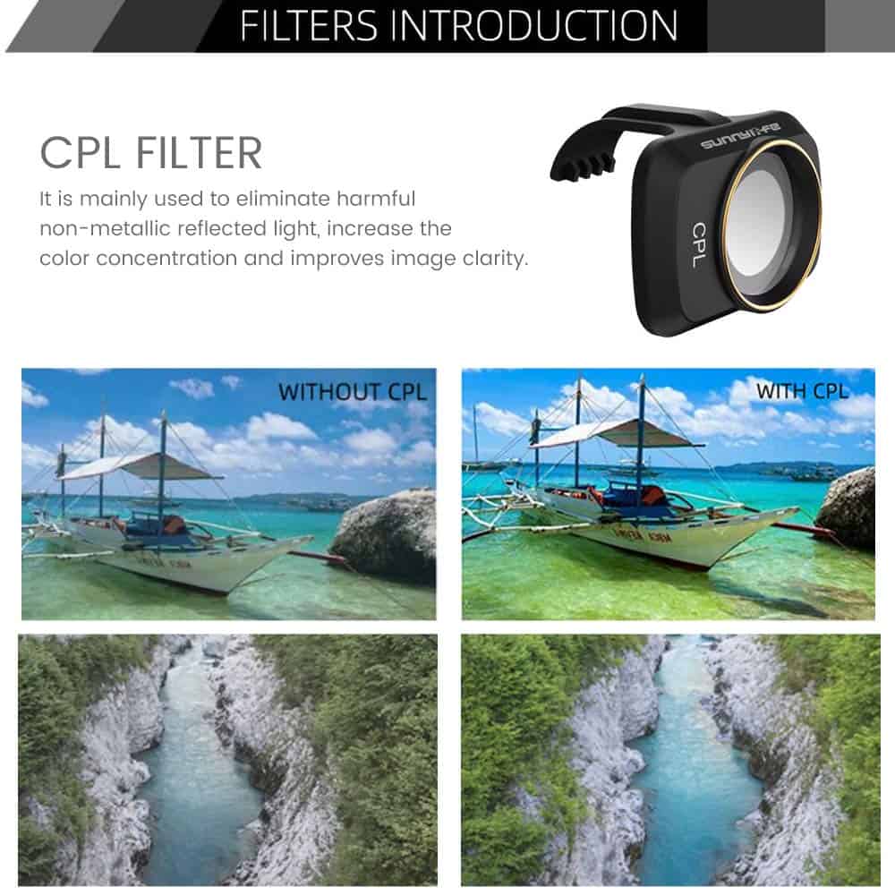 Set de Filtros de Lente Compatible con DJI Mini 4K/Mini - Image 3
