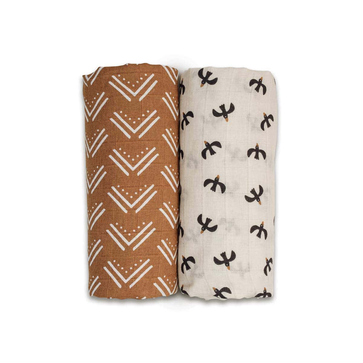 Set de Swaddle Lulujo Boho, Mantas de Muselina de Algodón,