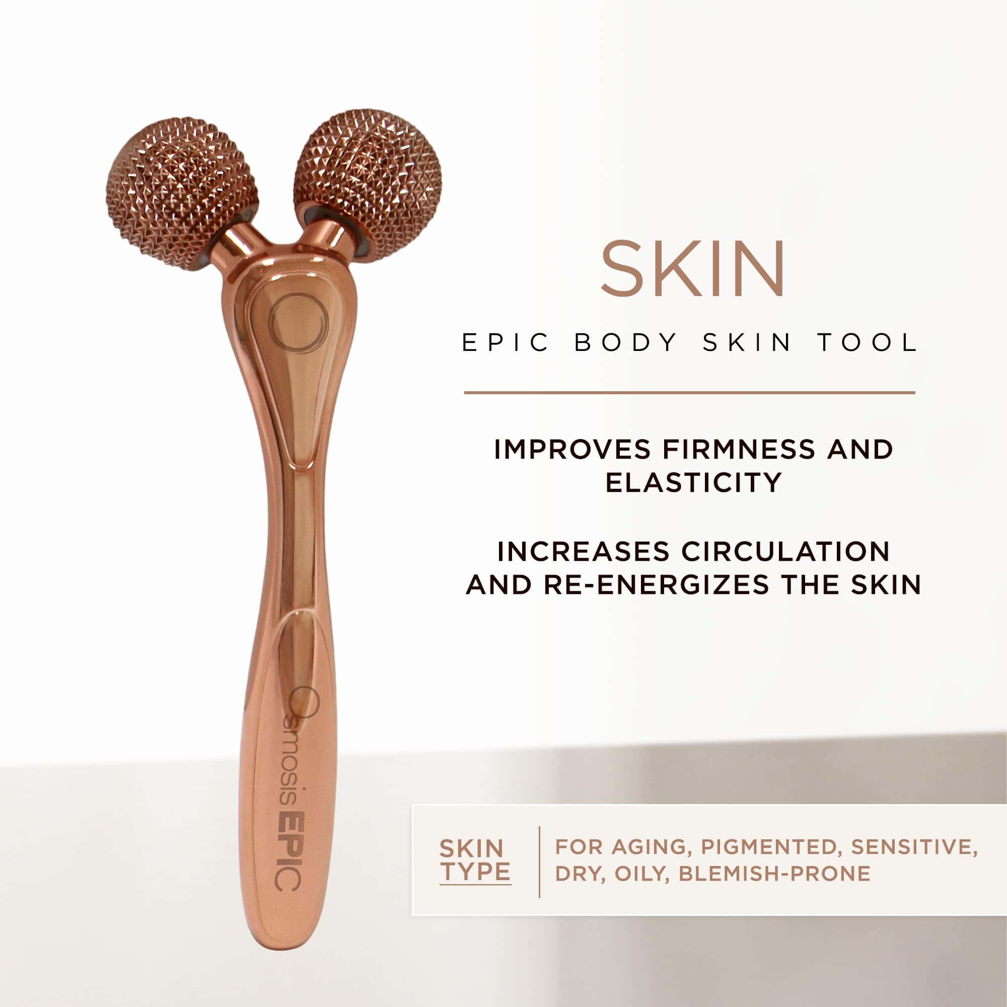 Rodillo facial Osmosis EPIC Skin Tool, mejora la absorción - Image 3