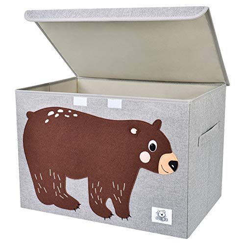 Cofre de juguetes grande plegable -Oso