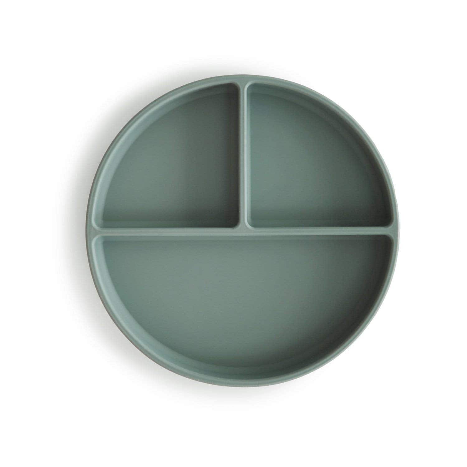 Plato de succión de silicona mushie | Diseño -Azul Cambridge