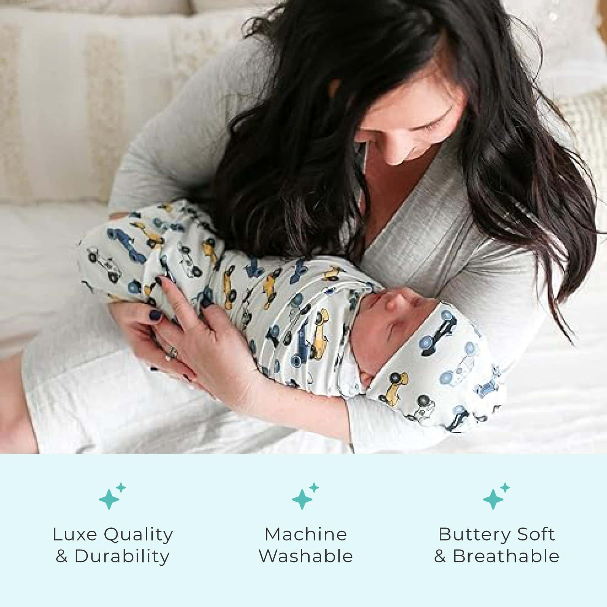 Manta envolvente para bebé unisex de Posh Peanut - Tejido - Imagen 4