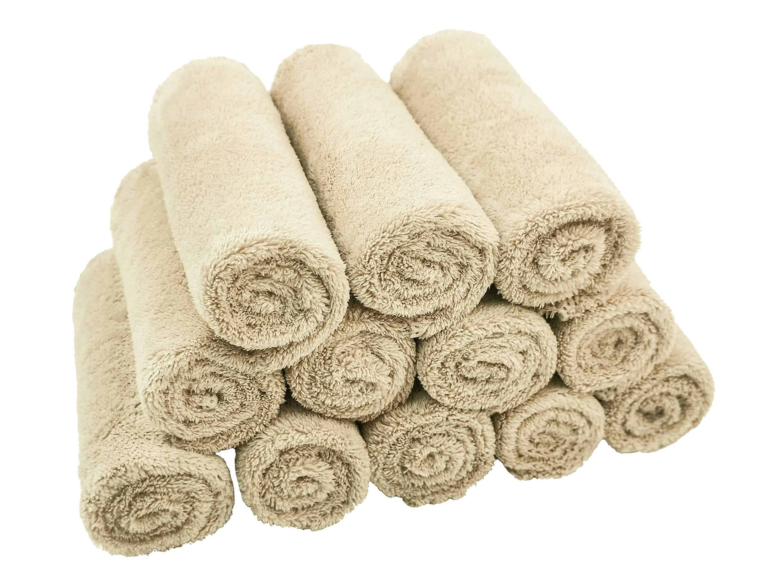 Paquete de 12 paños de lavado para bebé Kyapoo 12x12 - Imagen 4