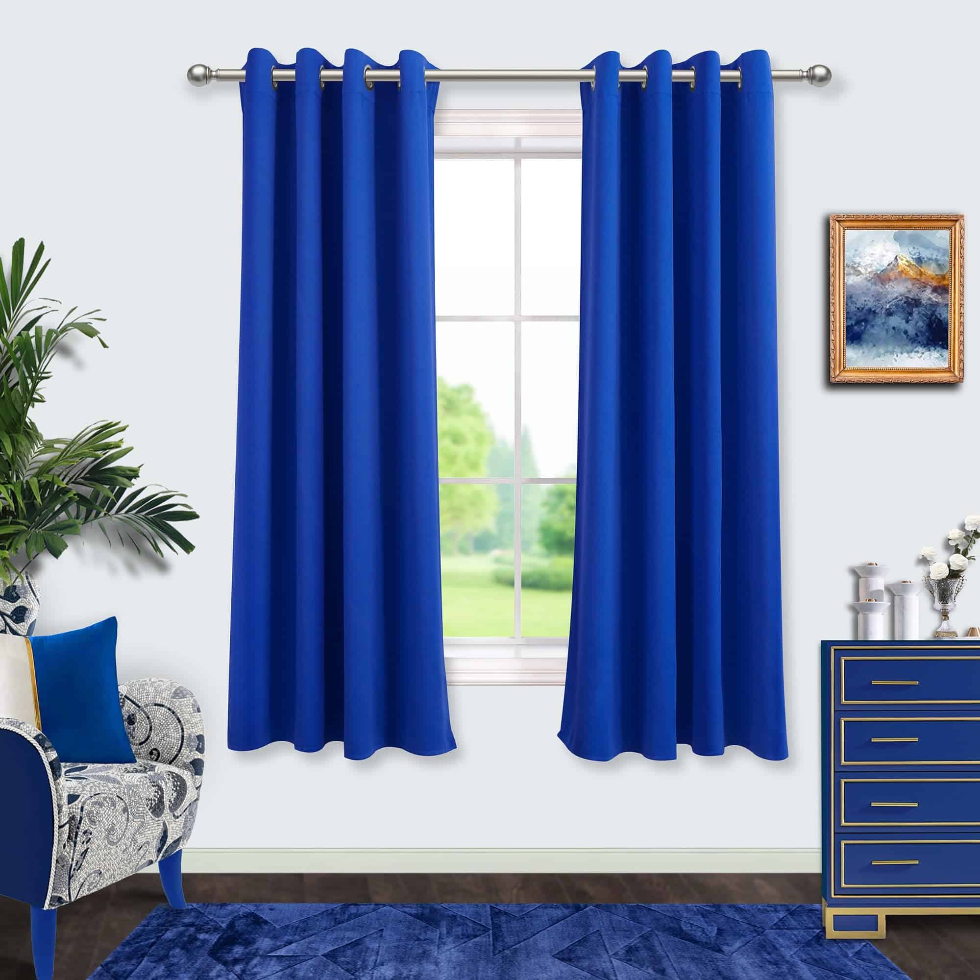 Cortinas para Niños en Azul Real Mrs.Naturall - Cortinas
