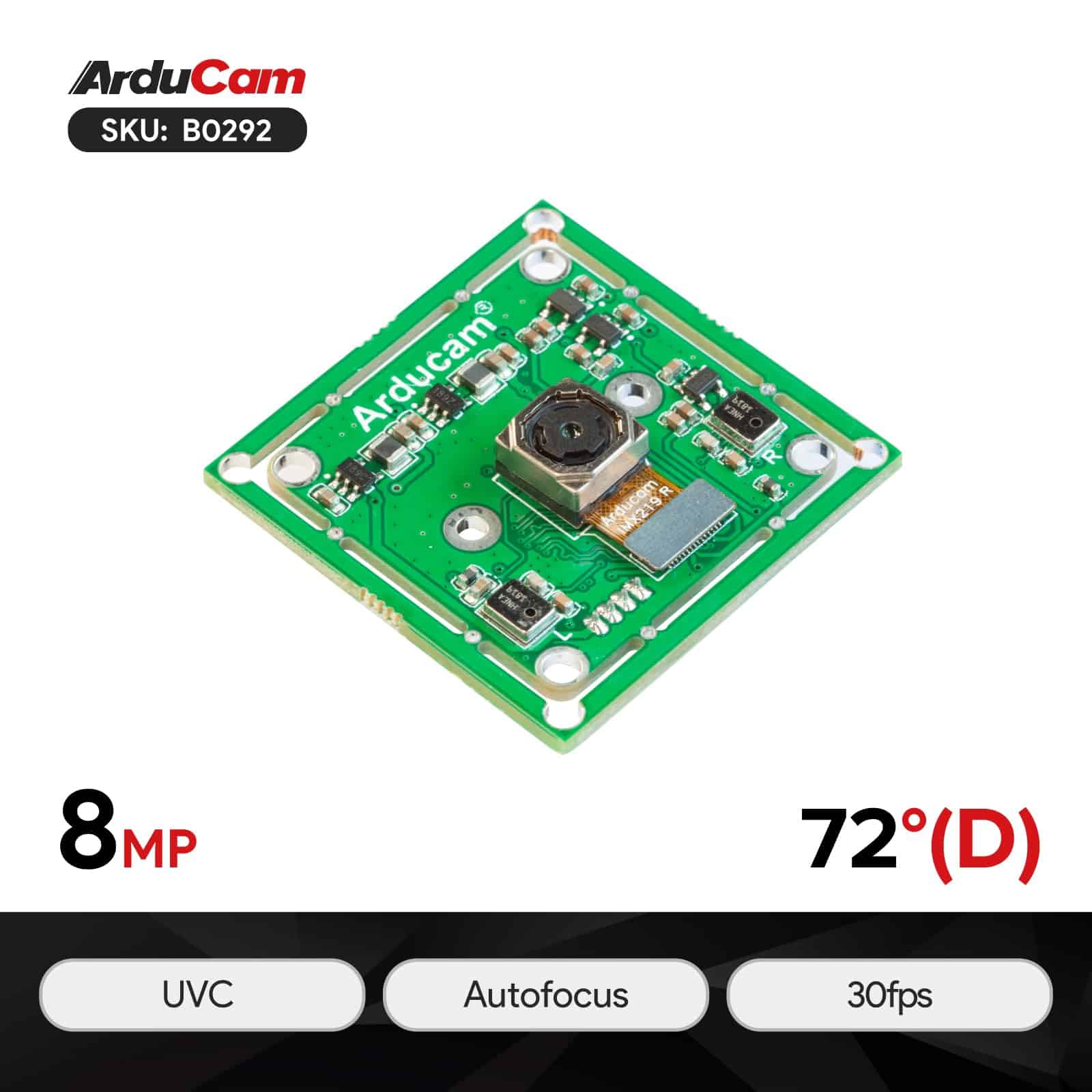 Módulo de Cámara Arducam Webcam USB IMX219 1080p Autoenfoque - Image 3