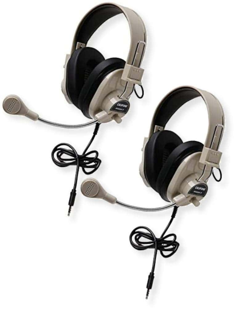 Audífono Estéreo Multimedia Deluxe Califone 3066AVT con