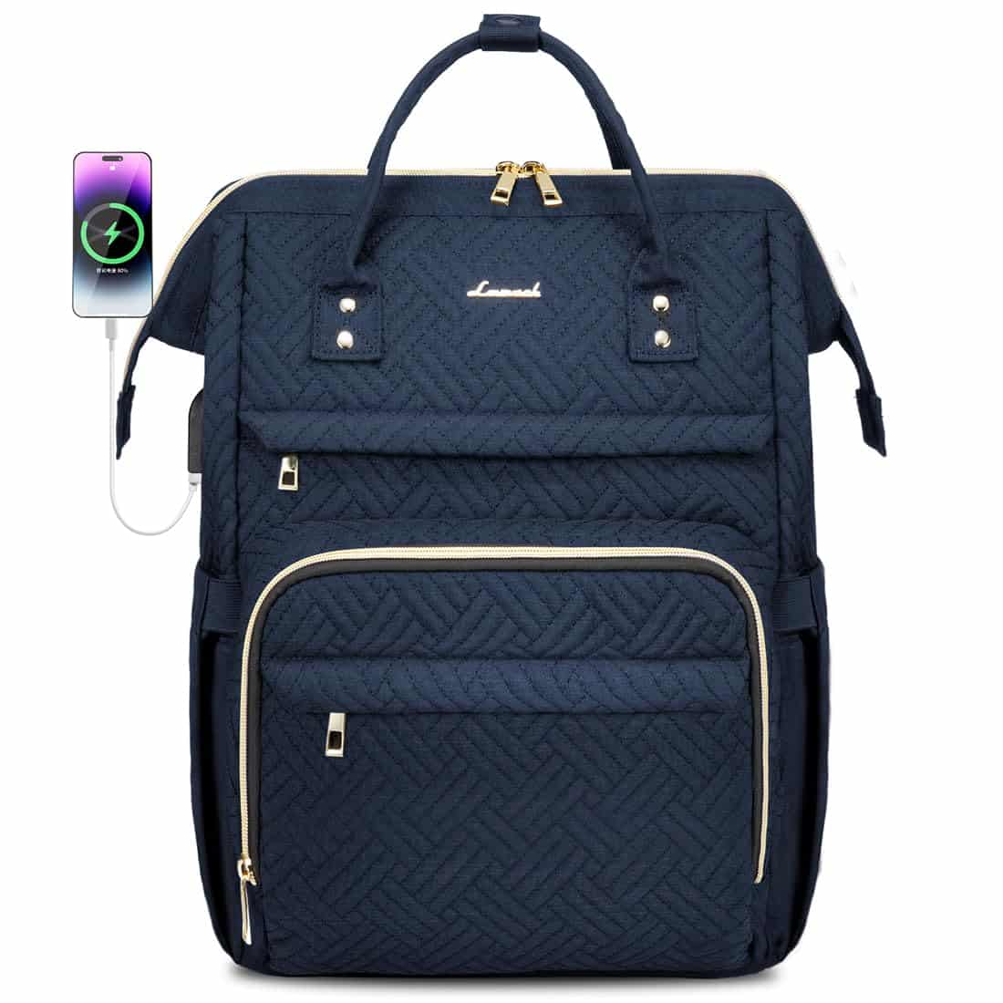 Mochila para Laptop LOVEVOOK 15.6'' Puerto USB Impermeable