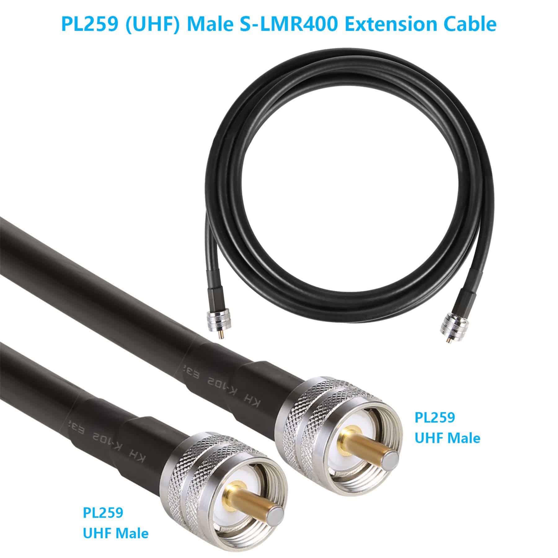 Cable de Extensión PL259 a PL259 de 11 Metros GEMEK, Baja - Imagen 4