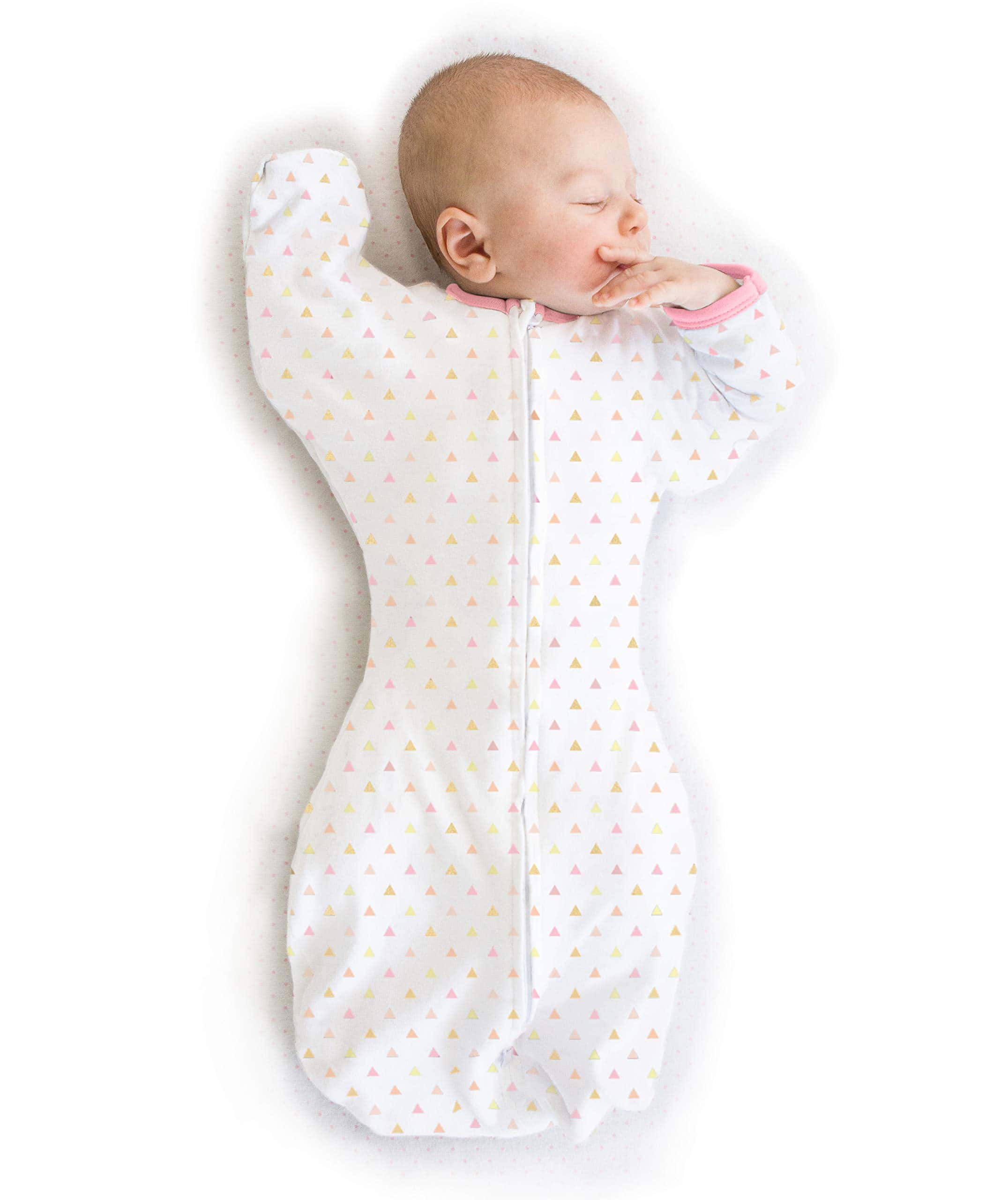 Saco de Transición SwaddleDesigns, Mangas Cortas y Puños